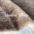 Black Tip Soft Short Imitation Rabbit Fur